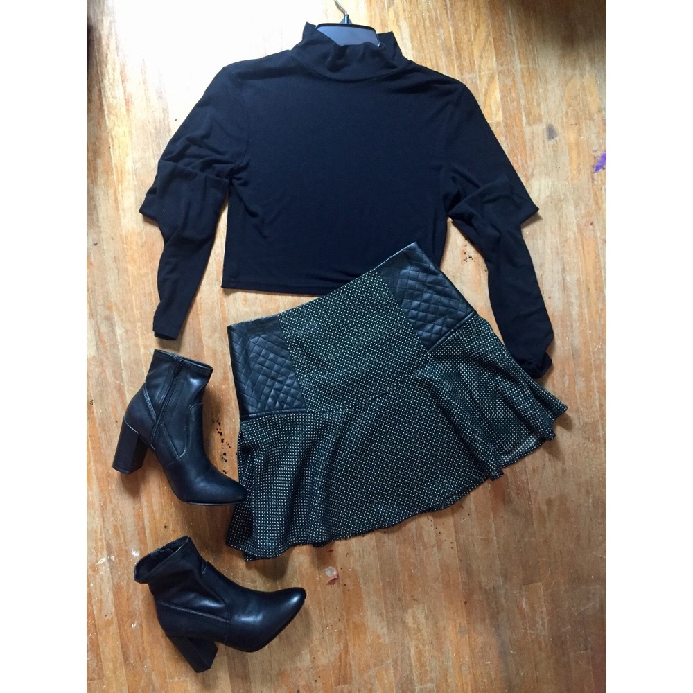 BCBGeneration black and white skirt